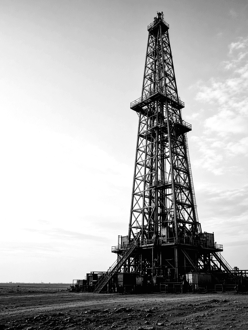 An oil and gas field